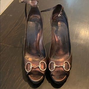 Gucci Bronze Wedge